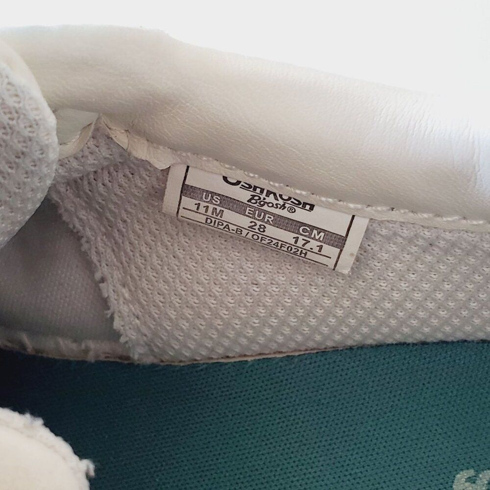 OshKosh B'gosh Toddler Easy-On Casual Sneakers Size 11M GUC - Picture 13 of 16